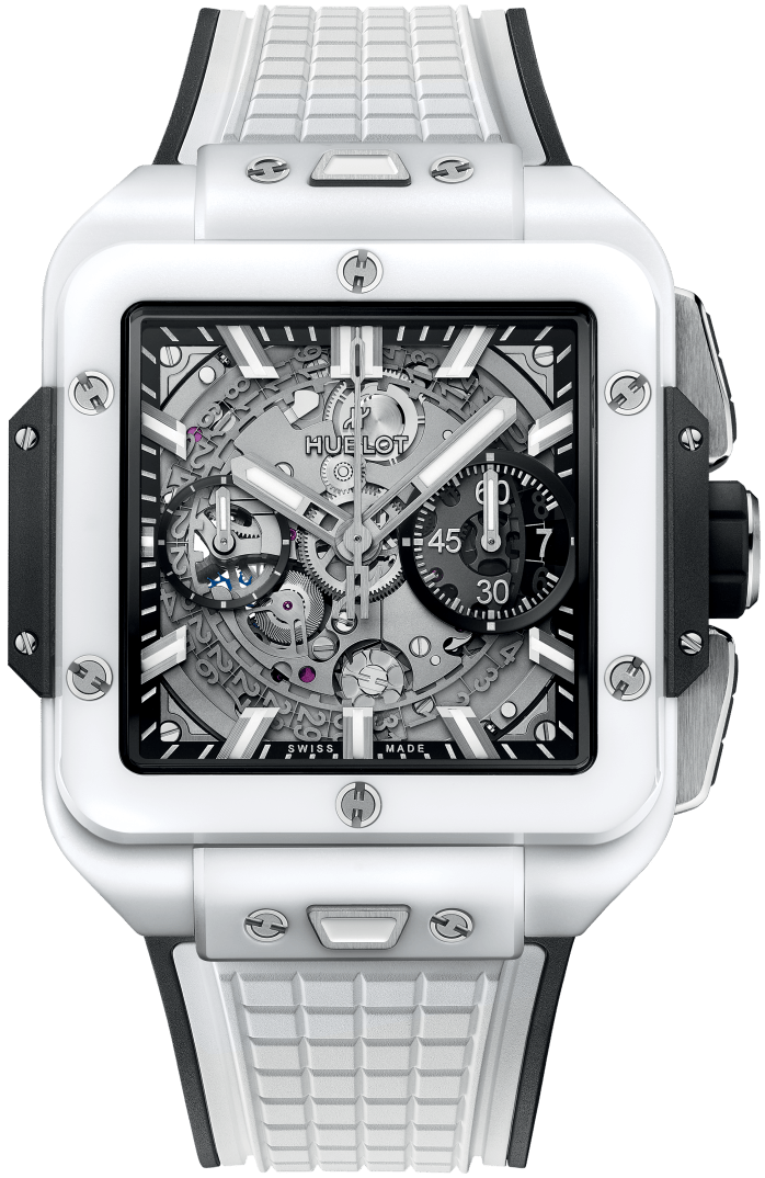 Hublot Square Bang Unico White Ceramic 42 mm 821.HX.0170.RX