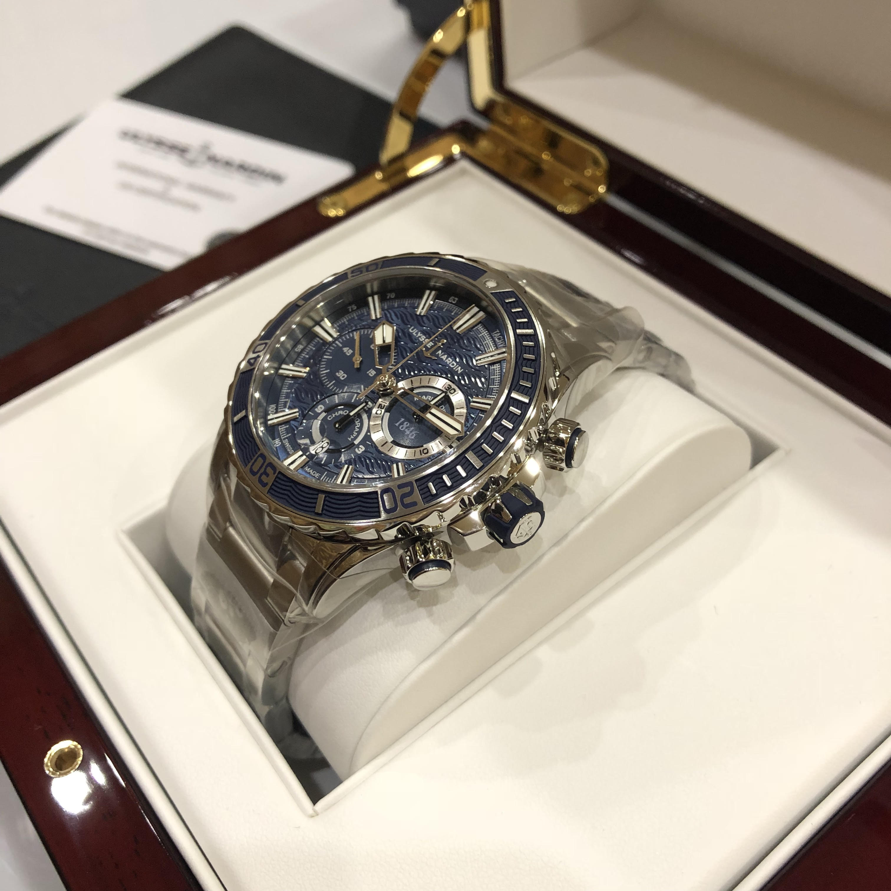 Ulysse Nardin Marine Diver Chronograph 44 mm 1503-151-7M/93