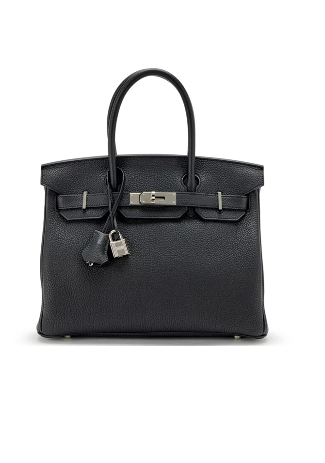 Сумка Hermes Birkin 30 Noir Veau Togo PHW