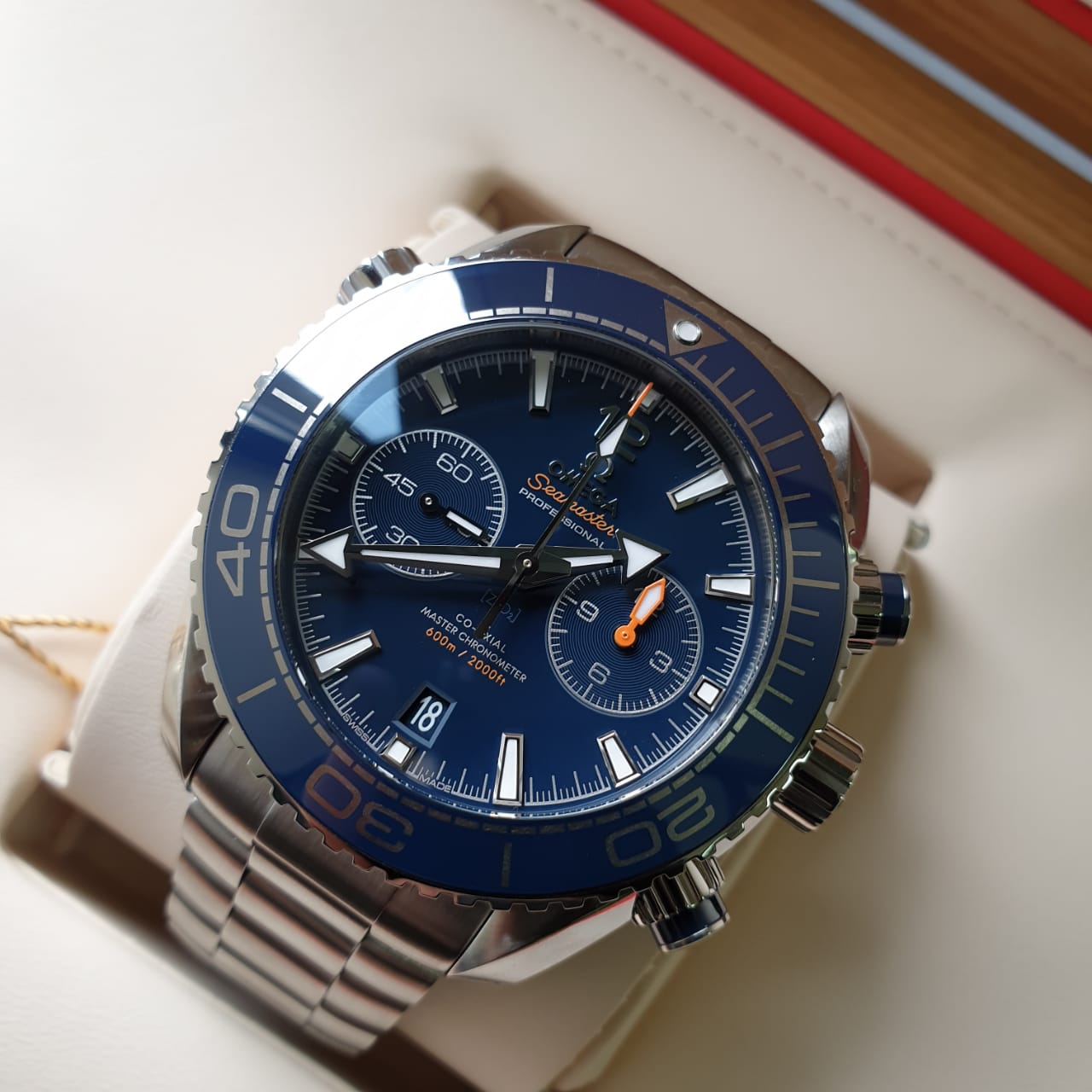 Omega Seamaster Planet Ocean 600m Co-Axial Master Chronometer Chronograph 45.5 mm 215.30.46.51.03.001