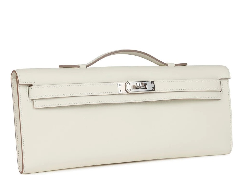 Сумка Hermes Kelly Cut Mushroom Swift Palladium Hardware