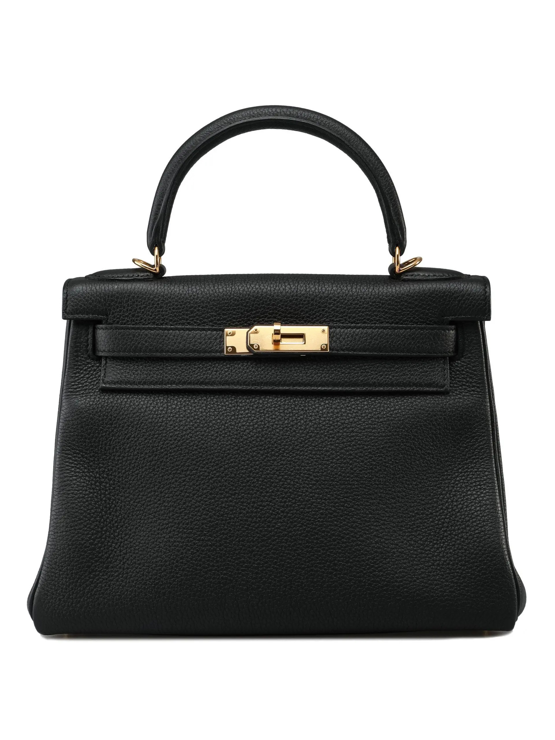 Сумка Hermes Kelly 28 Noir Togo GHW