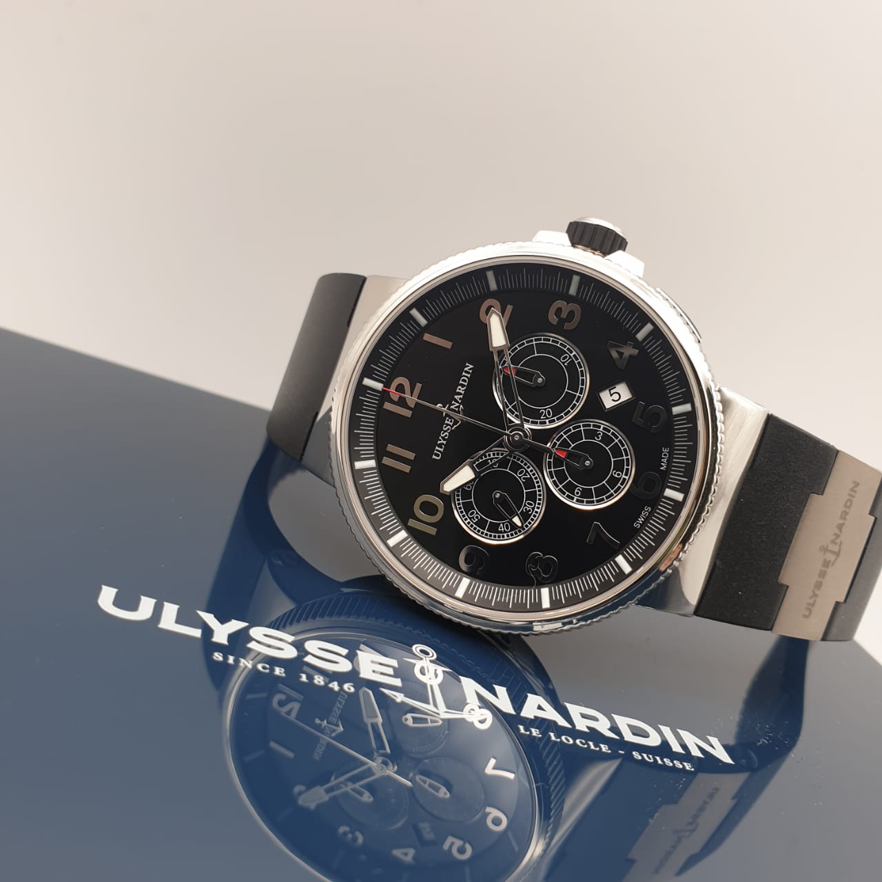Ulysse Nardin Marine Chronograph Manufacture 43mm 1503-150-3/62