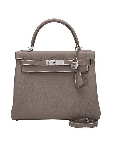Сумка Hermes Kelly 32 Etoupe Togo PHW
