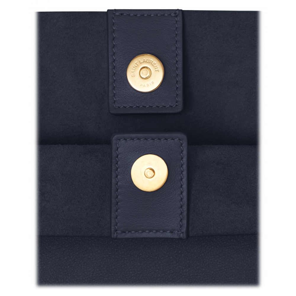 Сумка Saint Laurent Shopping Saint Laurent In Leather Navy