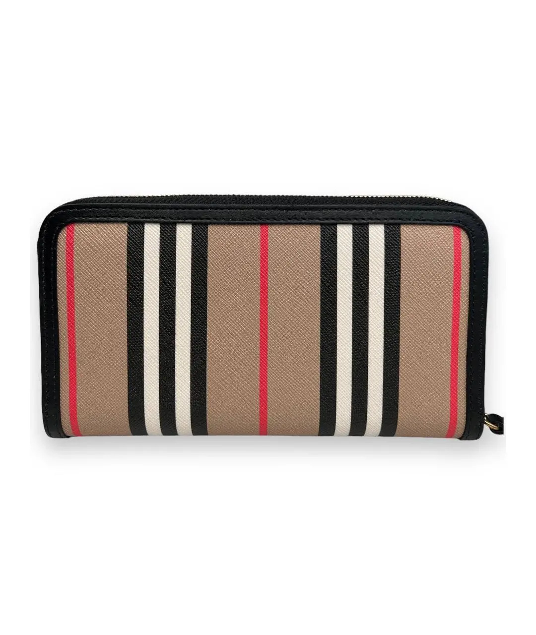 Кошелек Burberry Beige Canvas Leather