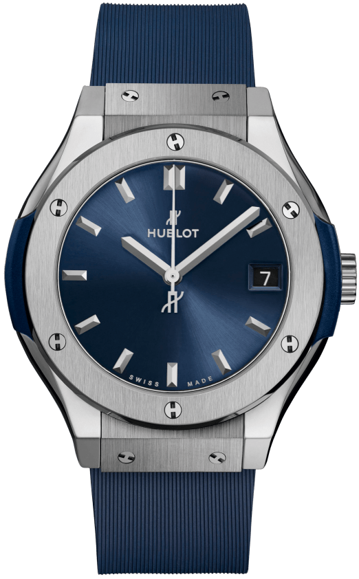 Hublot Classic Fusion Titanium Blue 33 mm 581.NX.7170.RX