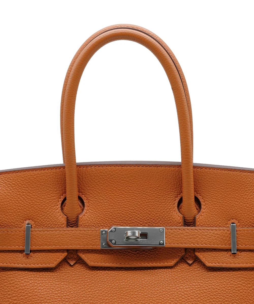 Сумка Hermes Birkin 30 Orange Veau Togo PHW