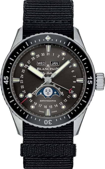 Blancpain Fifty Fathoms Bathyscaphe Quantieme Complet 43 mm 5054-1110-NABA