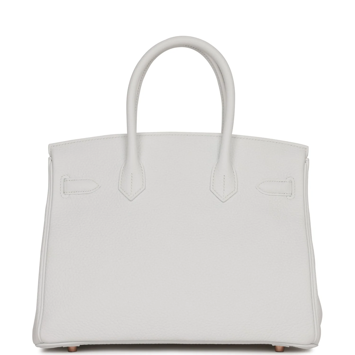 Сумка Hermes Special Order (HSS) Birkin 30 White Verso Clemence Rose Gold Hardware