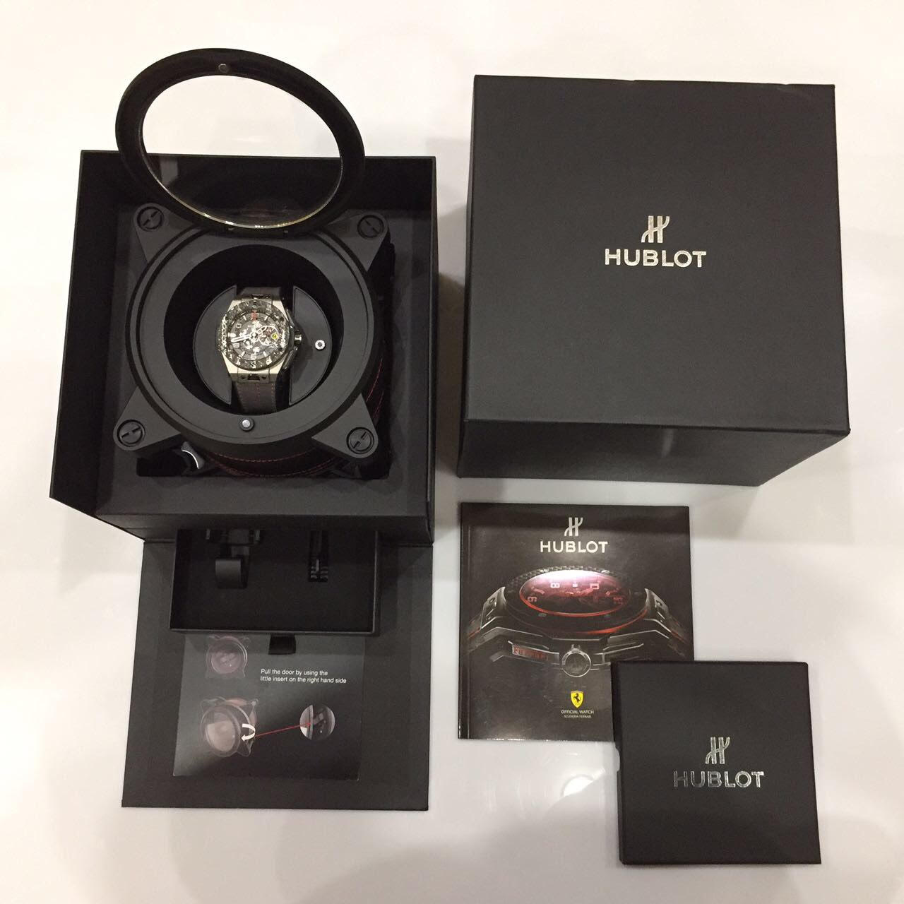 Hublot Big Bang Ferrari Titanium Carbon Unico 45 mm 401.NJ.0123.VR