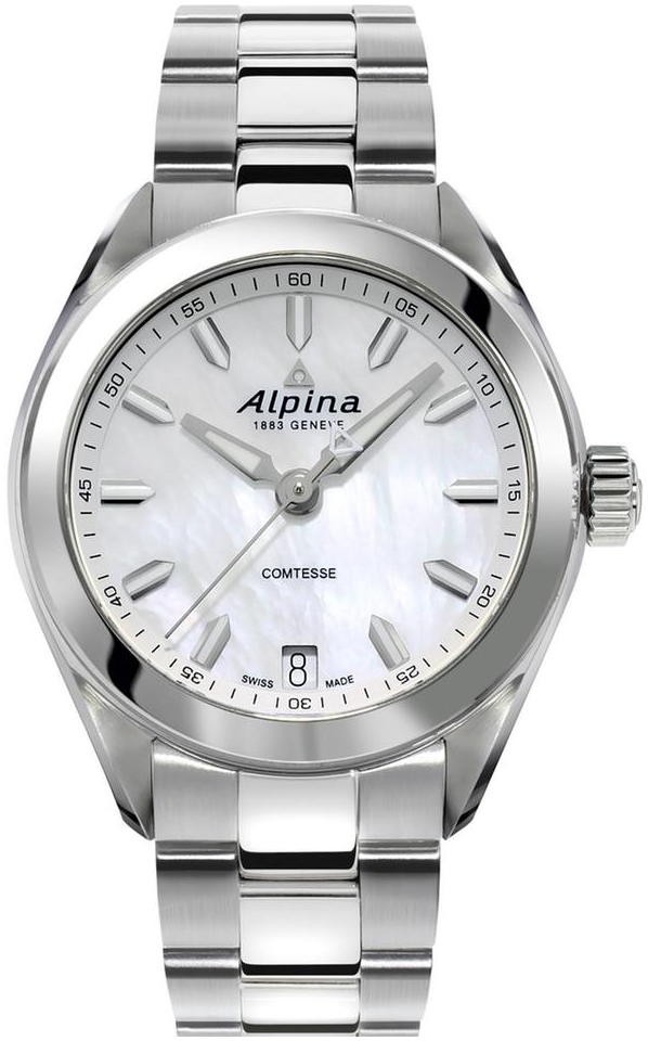 Alpina Comtesse White 34 mm AL-240MPW2C6B