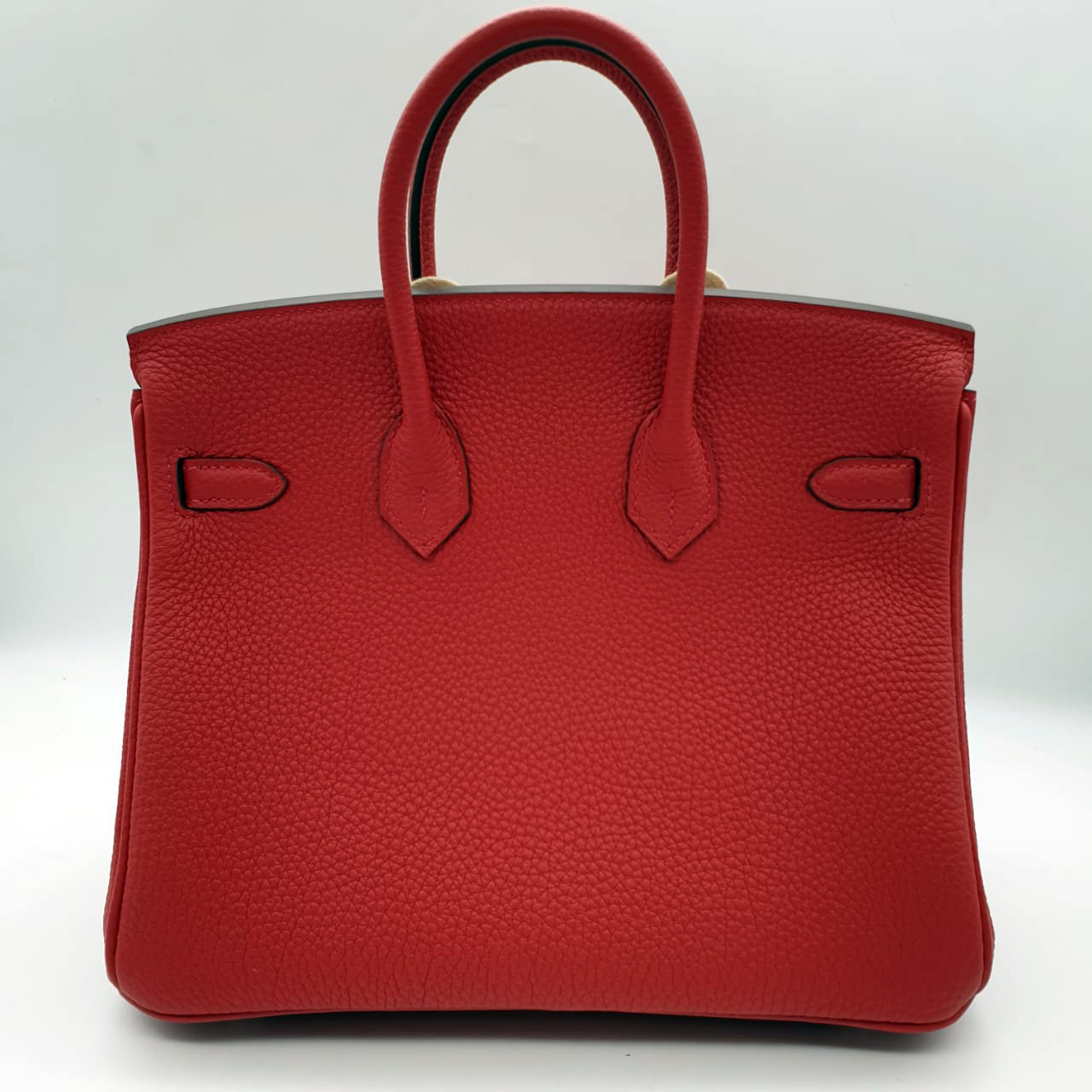 Сумка Hermes Birkin B25 Rouge Casaque PHW Togo