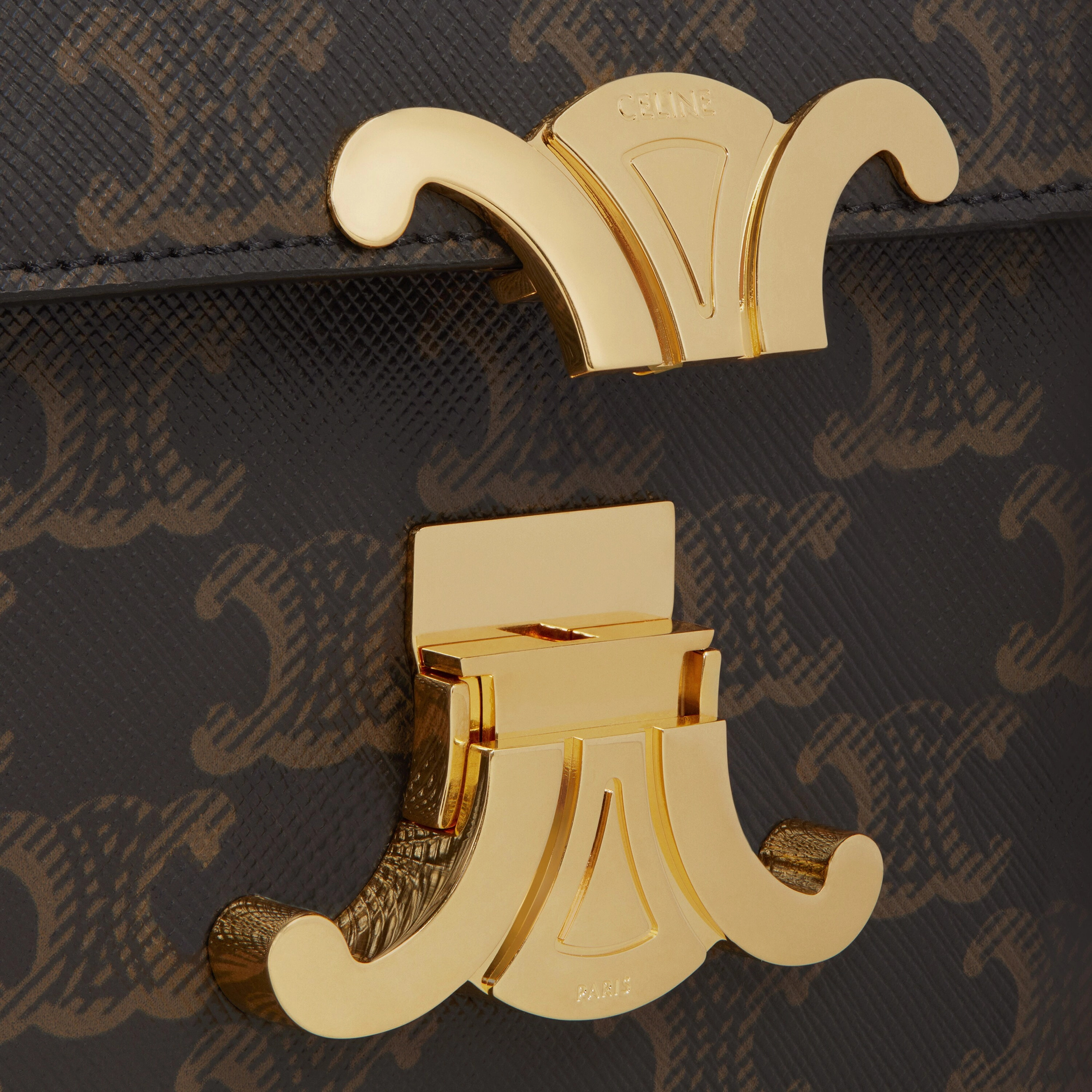 Сумка Celine Shoulder Bag Claude In Triomphe Canvas And Calfskin 194142CUZ.04LU
