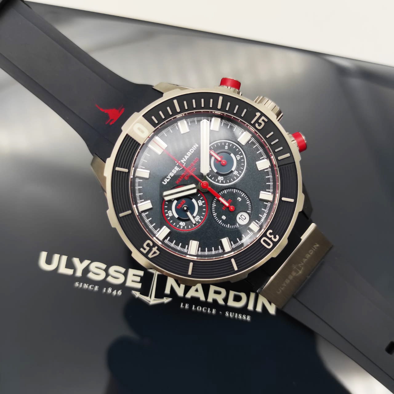 Ulysse Nardin Marine Diver Chronograph 44 mm 1503-170LE-3/93-HAMMER