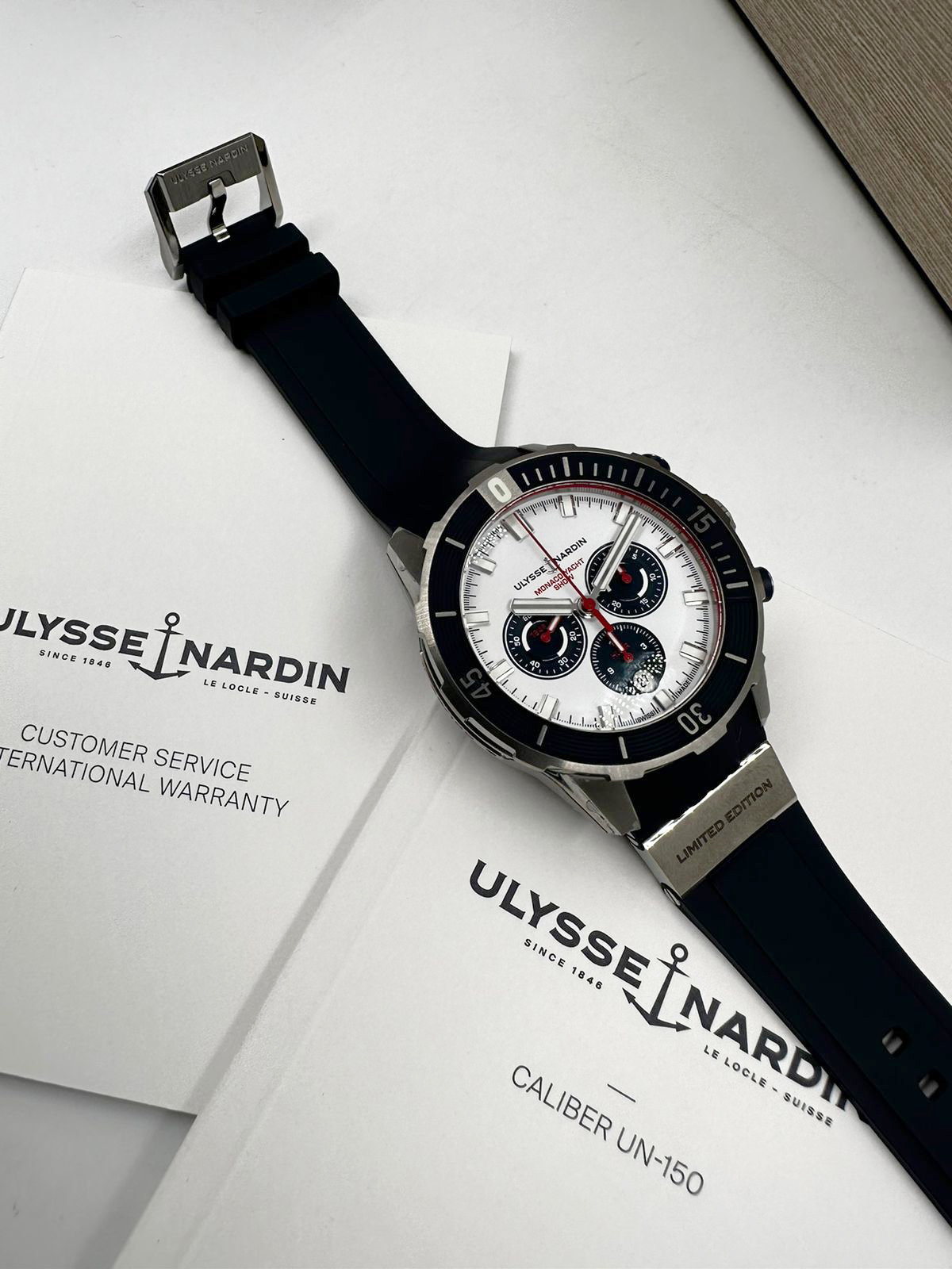 Ulysse Nardin Marine Diver Chronograph 44 mm 1503-170LE-0A-MON/3B