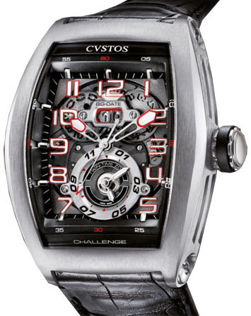 Cvstos Hour Minute Seconde Challenge Twin-Time 41 x 53.7 mm TT Steel