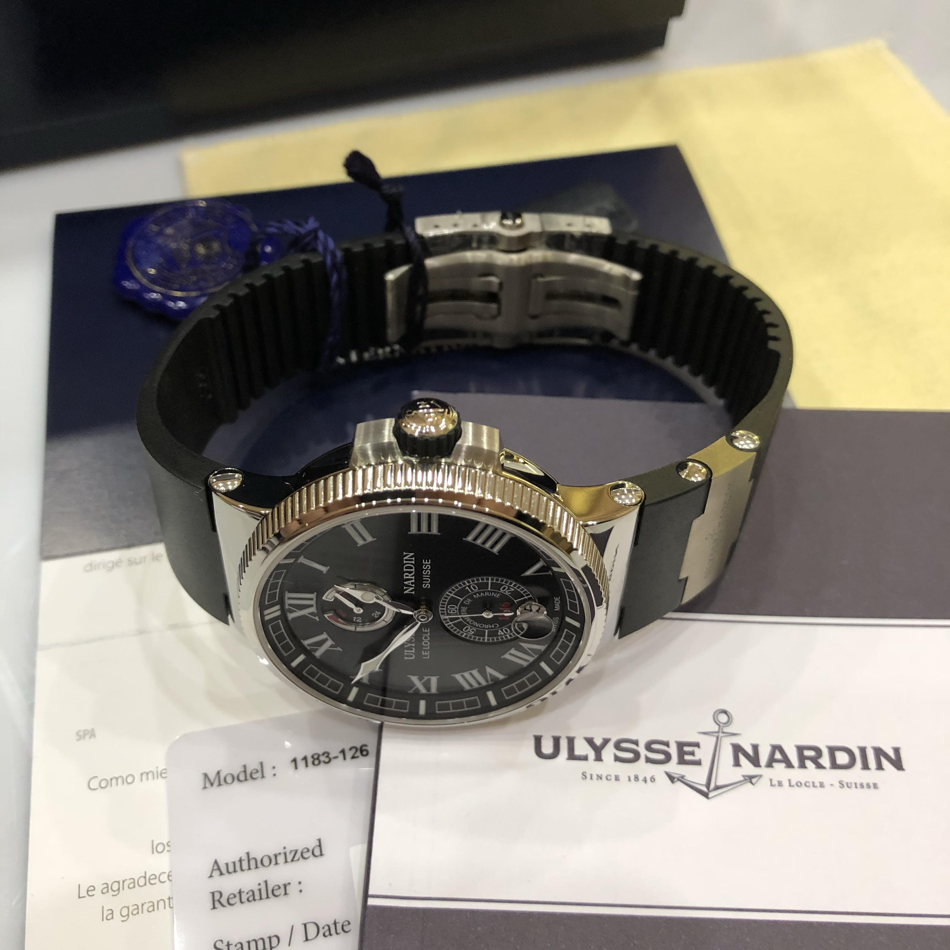 Ulysse Nardin Marine Chronometer Manufacture 43 mm 1183-126-3/42