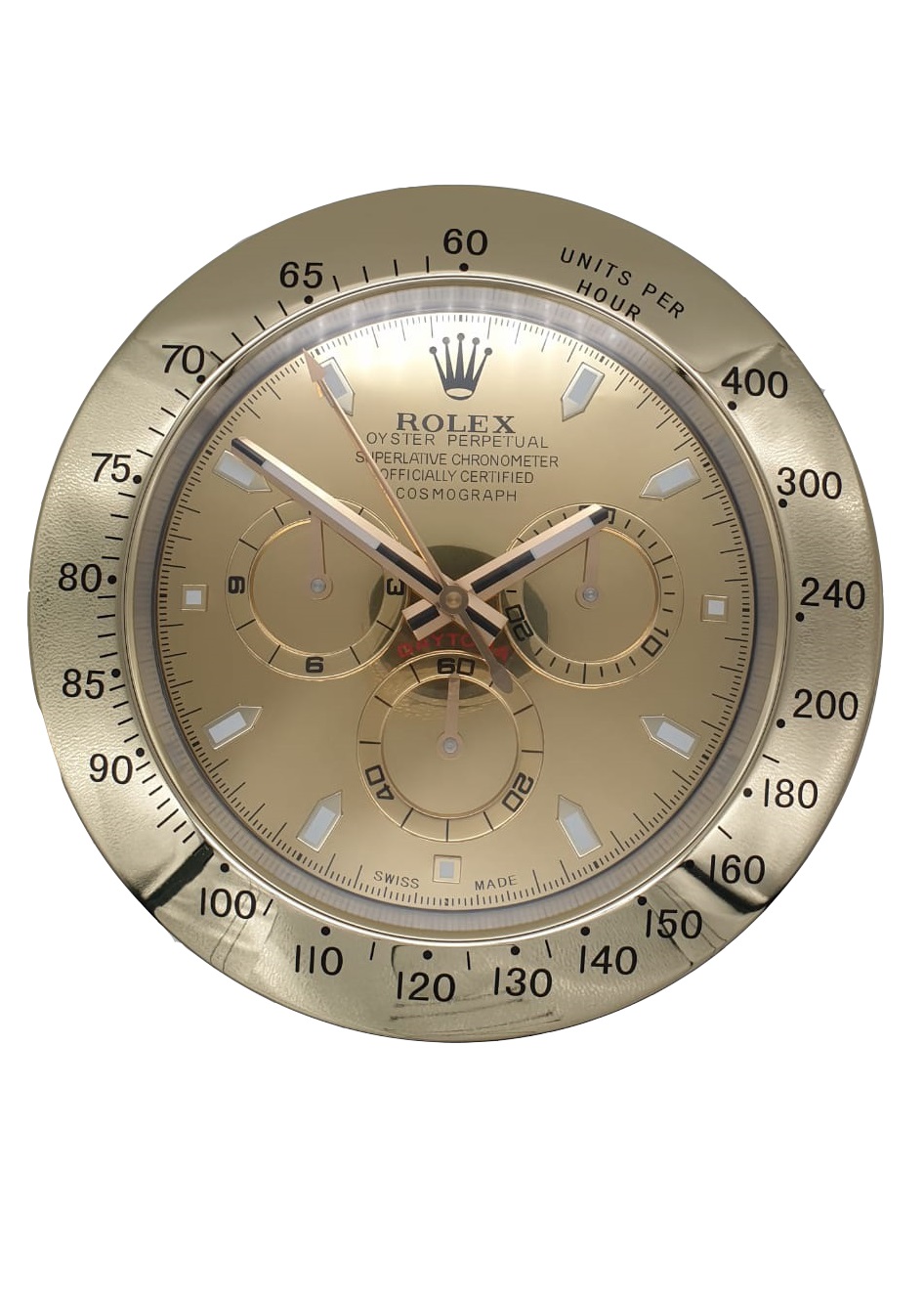 Настенные часы Rolex Daytona Cosmograph Gold Dial
