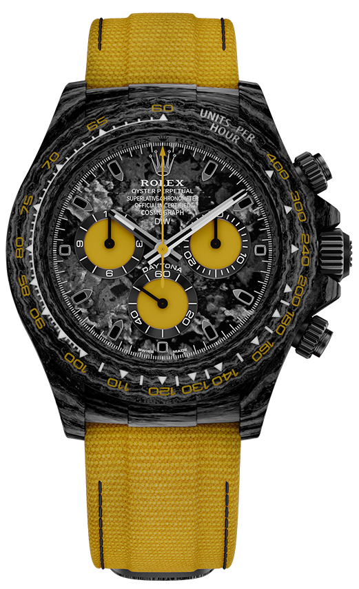 Rolex DiW Daytona Cosmograph All Carbon Lemon Edition CUSTOM