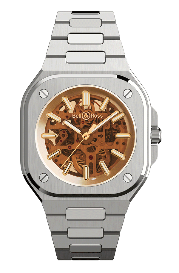 Bell & Ross Sketeton Golden 40 mm BR05A-CH-SKST/SST