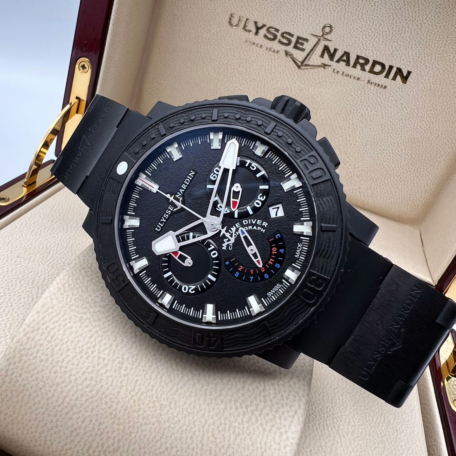 Ulysse Nardin Marine Diver Black Sea Chronograph 353-92-3C