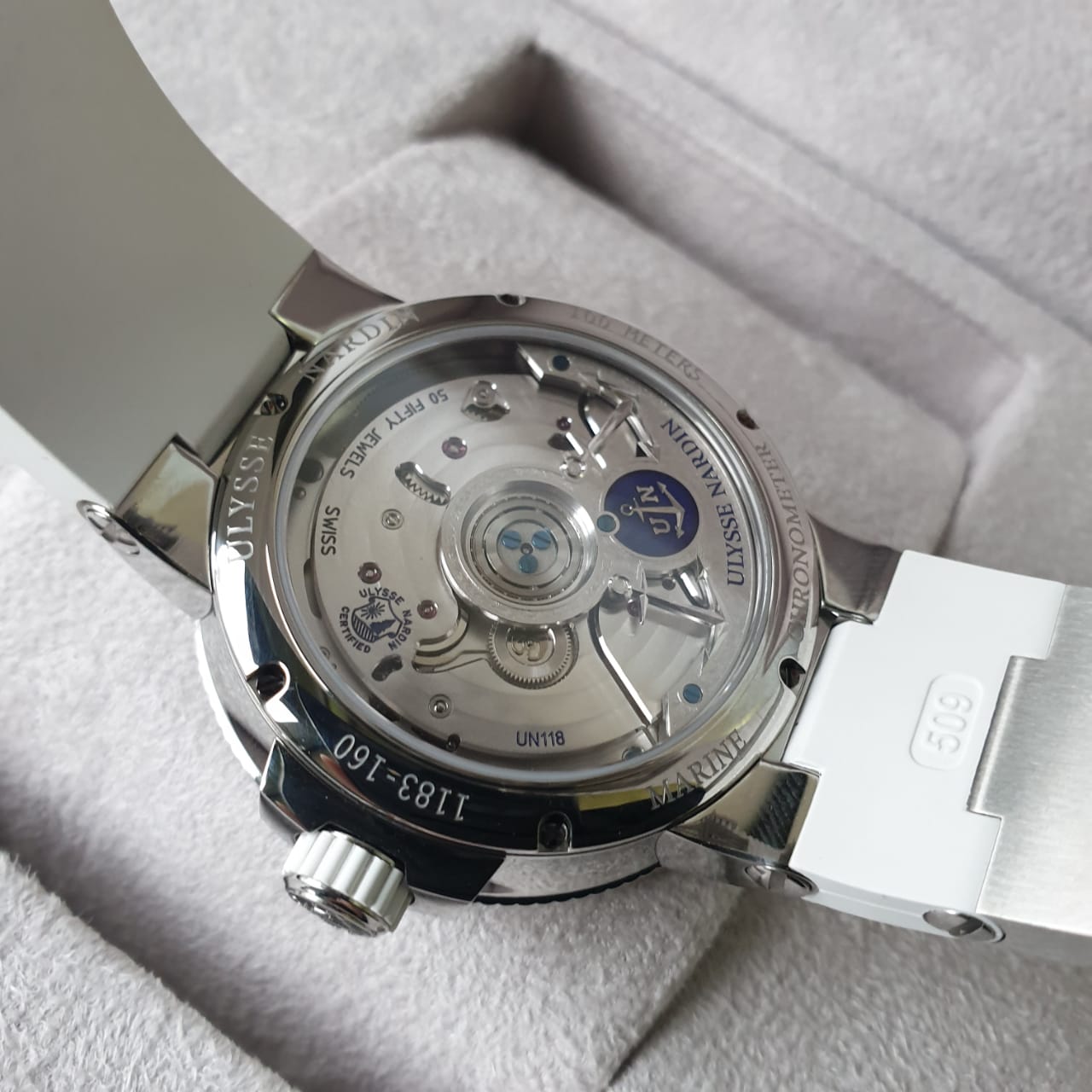 Ulysse Nardin Marine Lady Chronometer 39 mm 1183-160-3/40