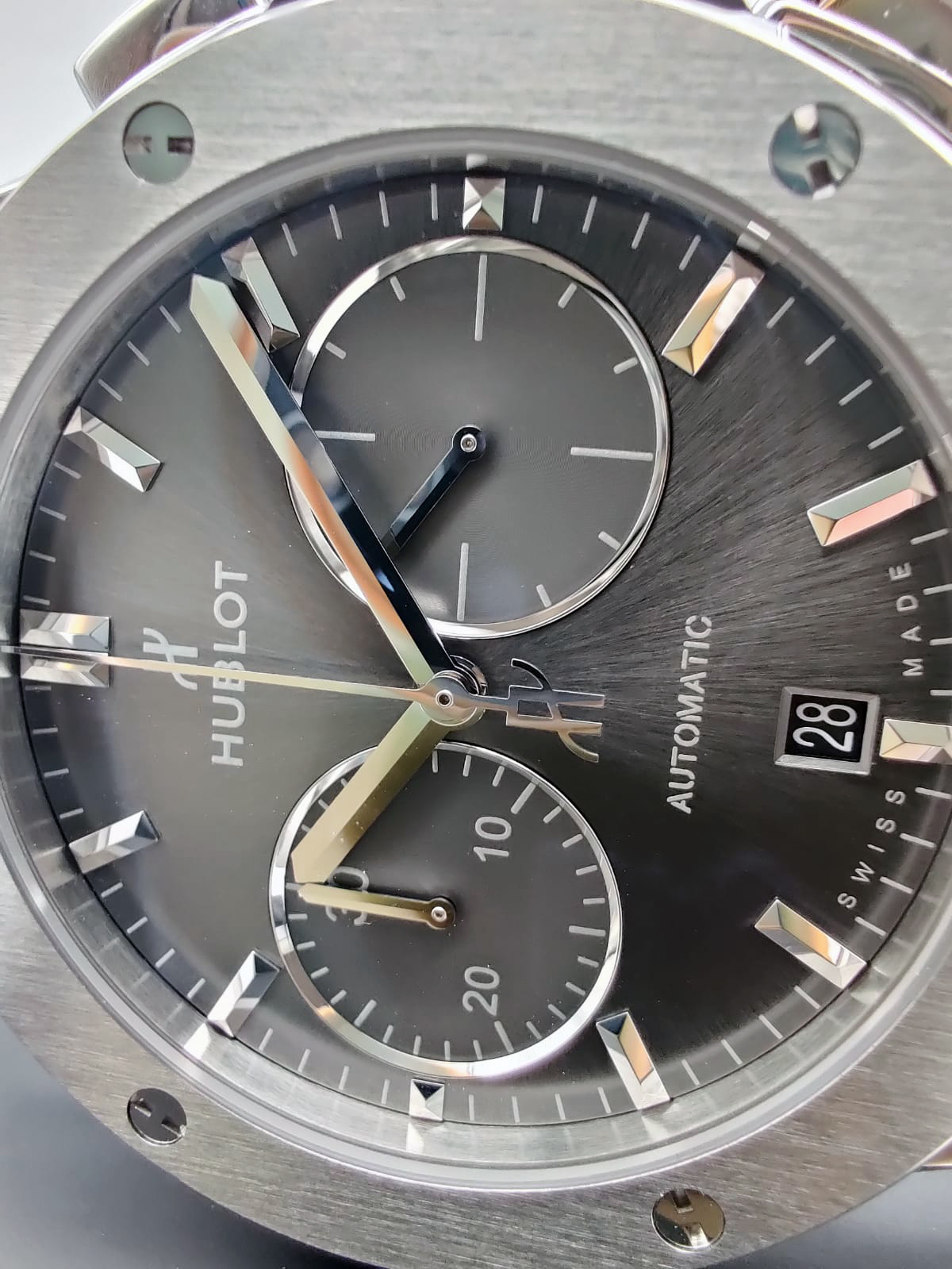 Hublot Classic Fusion Racing Grey Chronograph Titanium 45 mm 521.NX.7071.LR