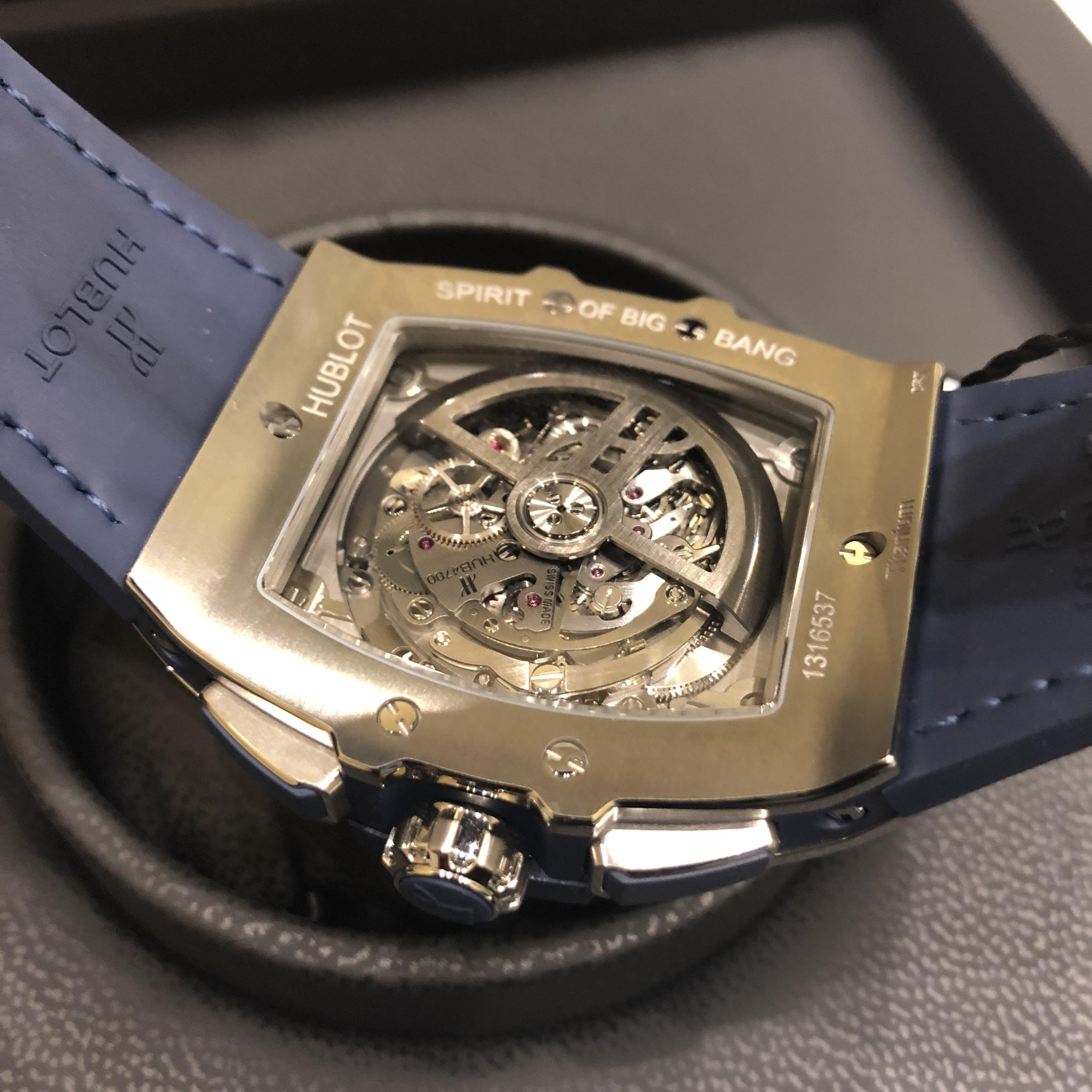 Hublot Spirit of Big Bang Titanium Blue 42 mm 641.NX.7170.LR