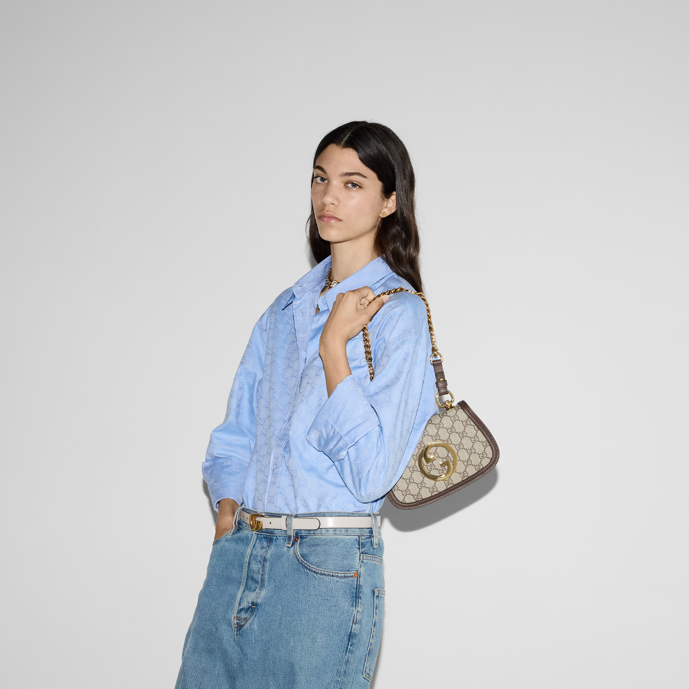 Мини-сумка Gucci Blondie Mini Shoulder Bag