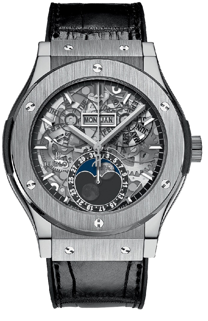Hublot Classic Fusion Aerofusion Moonphase Titanium 45 mm 517.NX.0170.LR