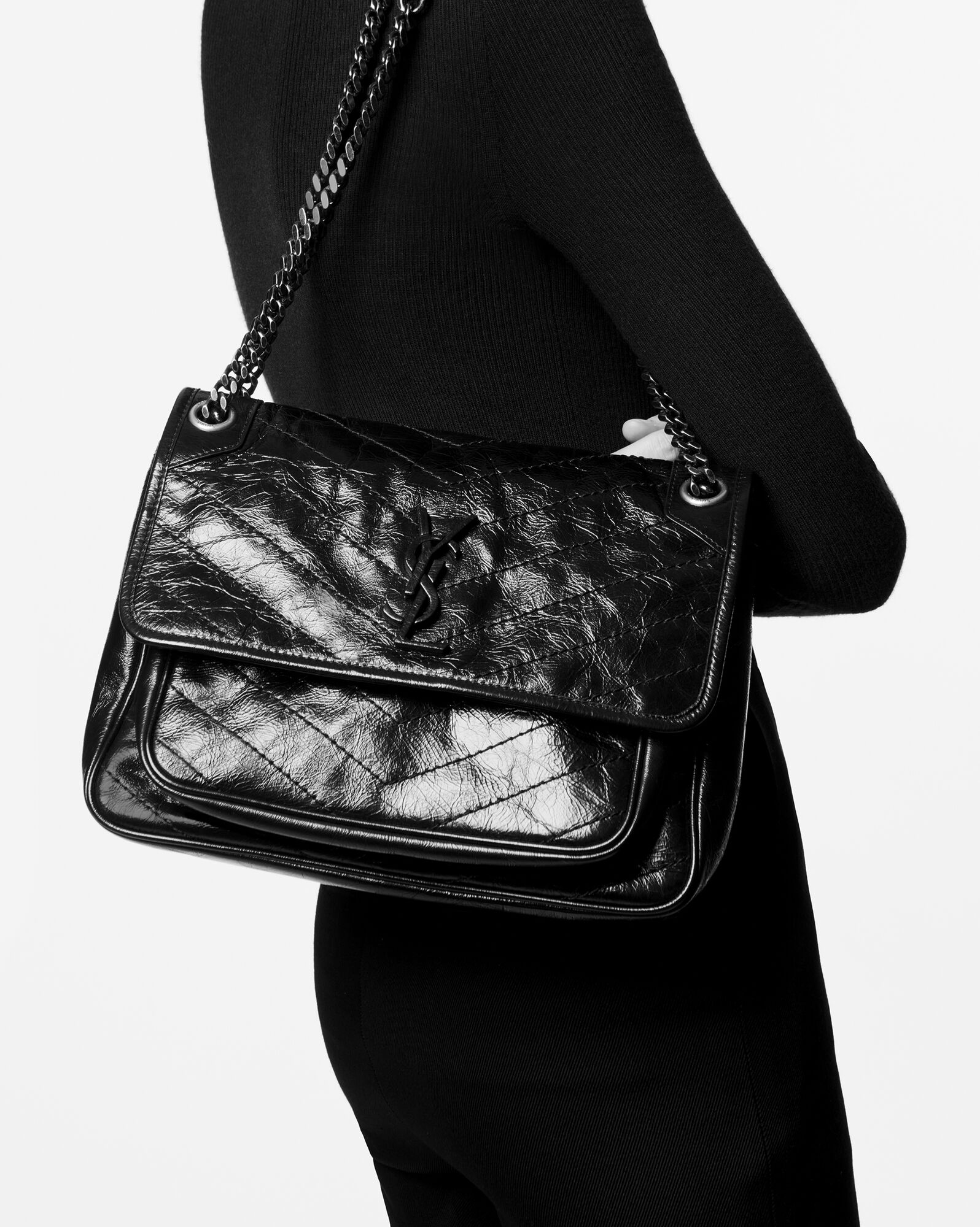 Сумка Saint Laurent Niki Medium In Vintage Leather