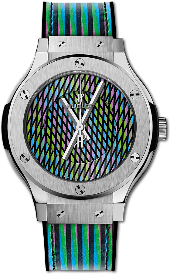 Hublot Classic Fusion Cruz Diez Titanium 38 mm 565.NX.8900.VR.CZD19