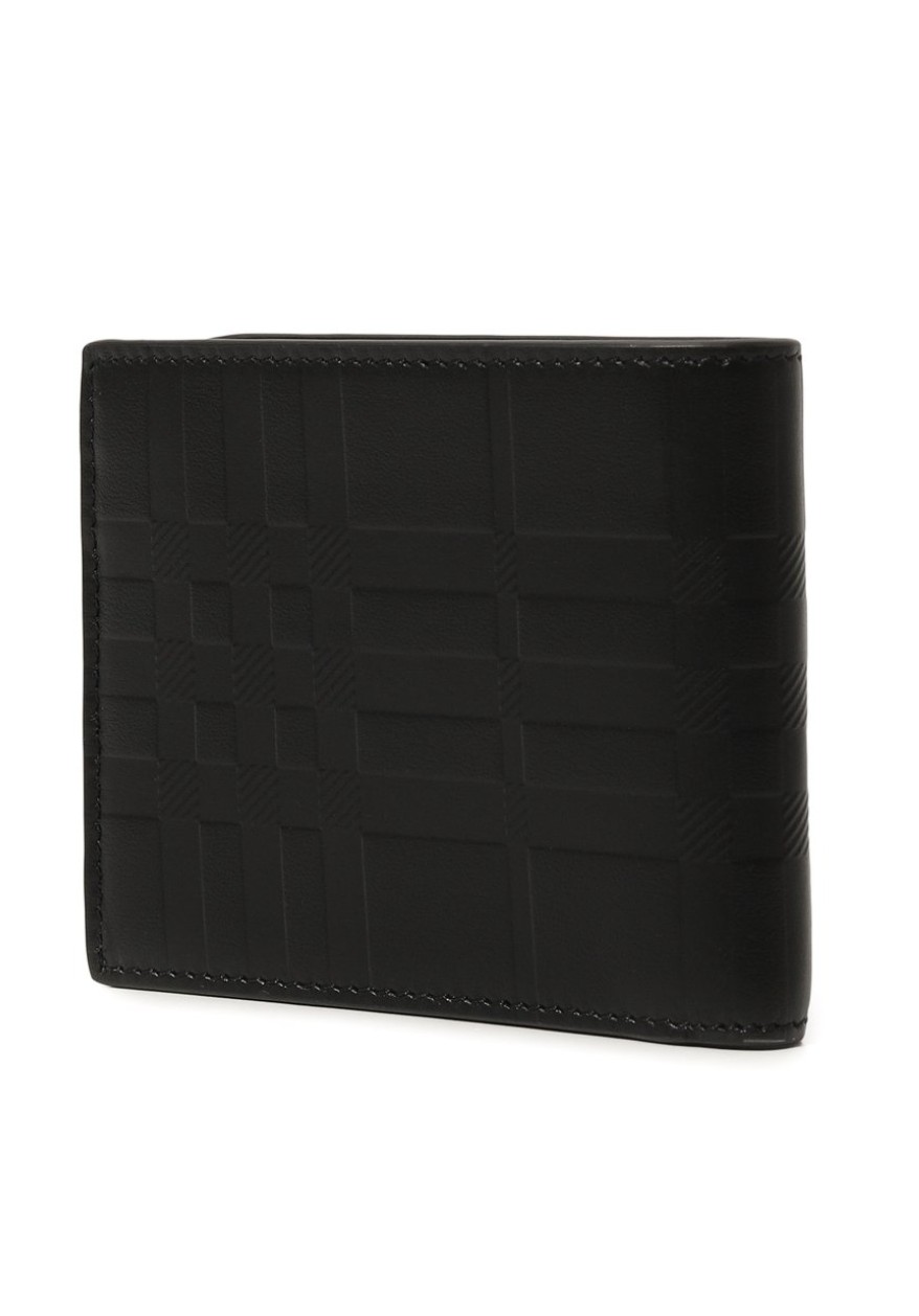 Портмоне Burberry Black Leather