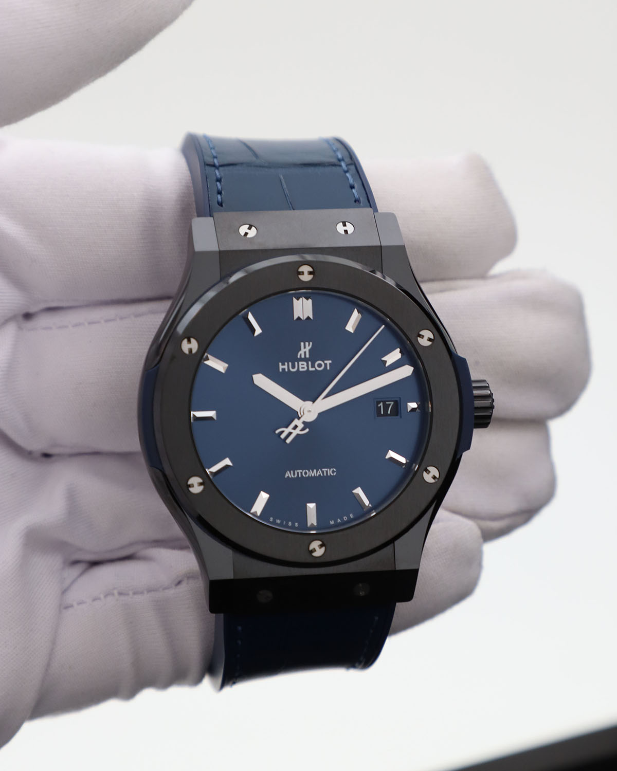 Hublot Classic Fusion Ceramic Blue 42 mm 542.CM.7170.LR