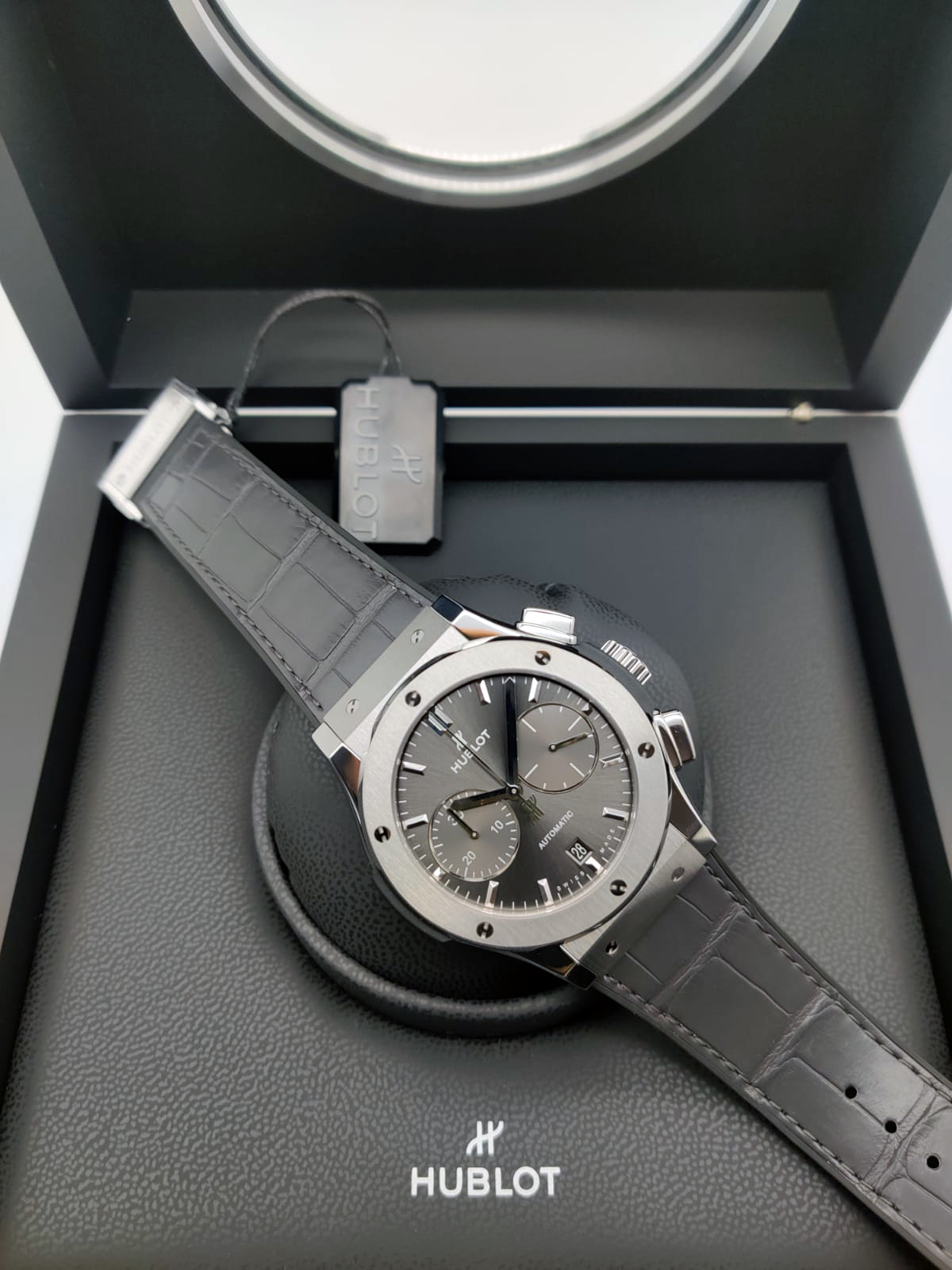 Hublot Classic Fusion Racing Grey Chronograph Titanium 45 mm 521.NX.7071.LR
