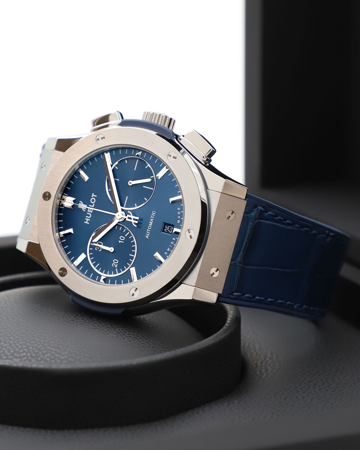 Hublot Classic Fusion Blue Chronograph Titanium 45 mm 521.NX.7170.LR