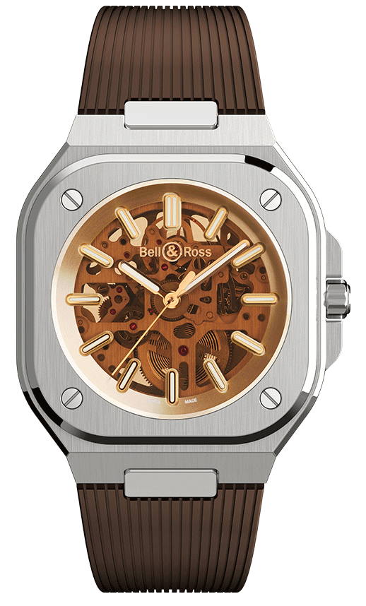 Bell & Ross Sketeton Golden 40 mm BR05A-CH-SKST/SRB