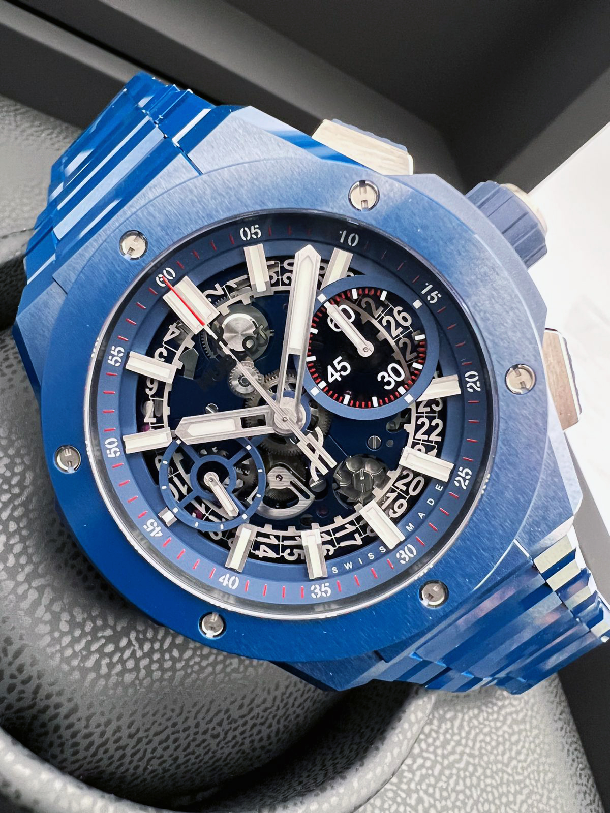 Hublot Big Bang Integrated Blue Ceramic 42 mm 451.EX.5123.EX