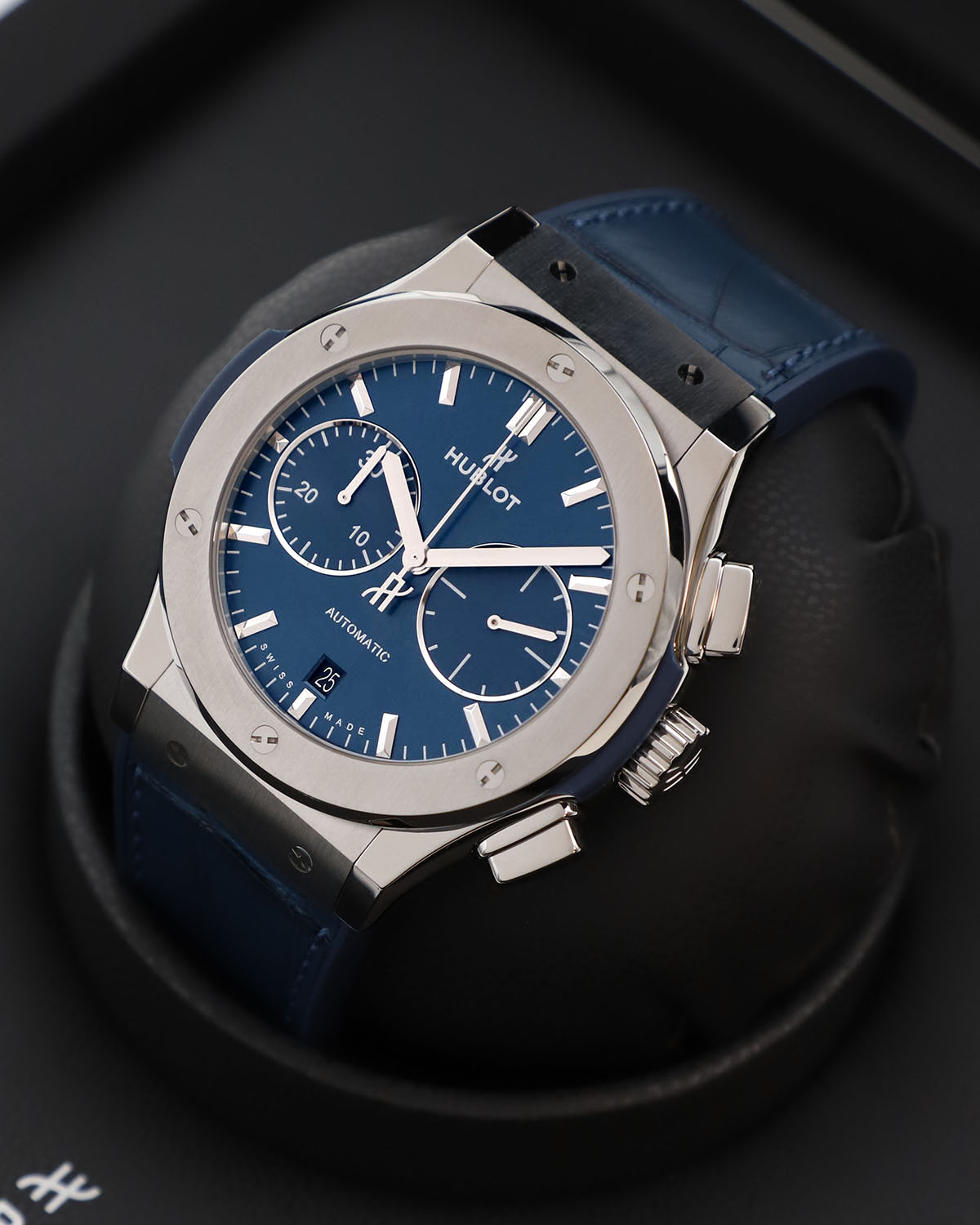 Hublot Classic Fusion Blue Chronograph Titanium 45 mm 521.NX.7170.LR