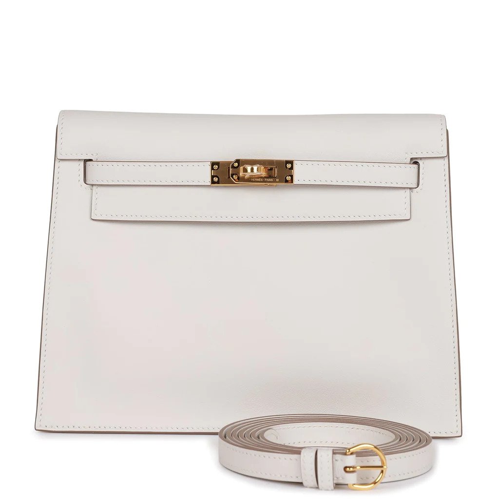 Сумка Hermes Kelly Danse Gris Perle Swift Gold Hardware