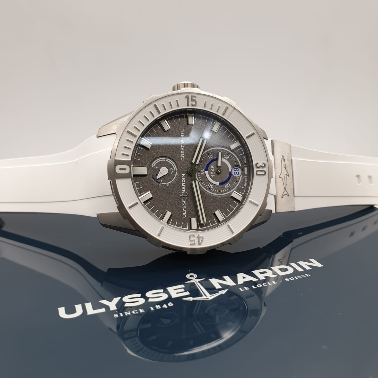 Ulysse Nardin Marine Diver Chronometer Great White 44 mm 1183-170LE-3/90-GW