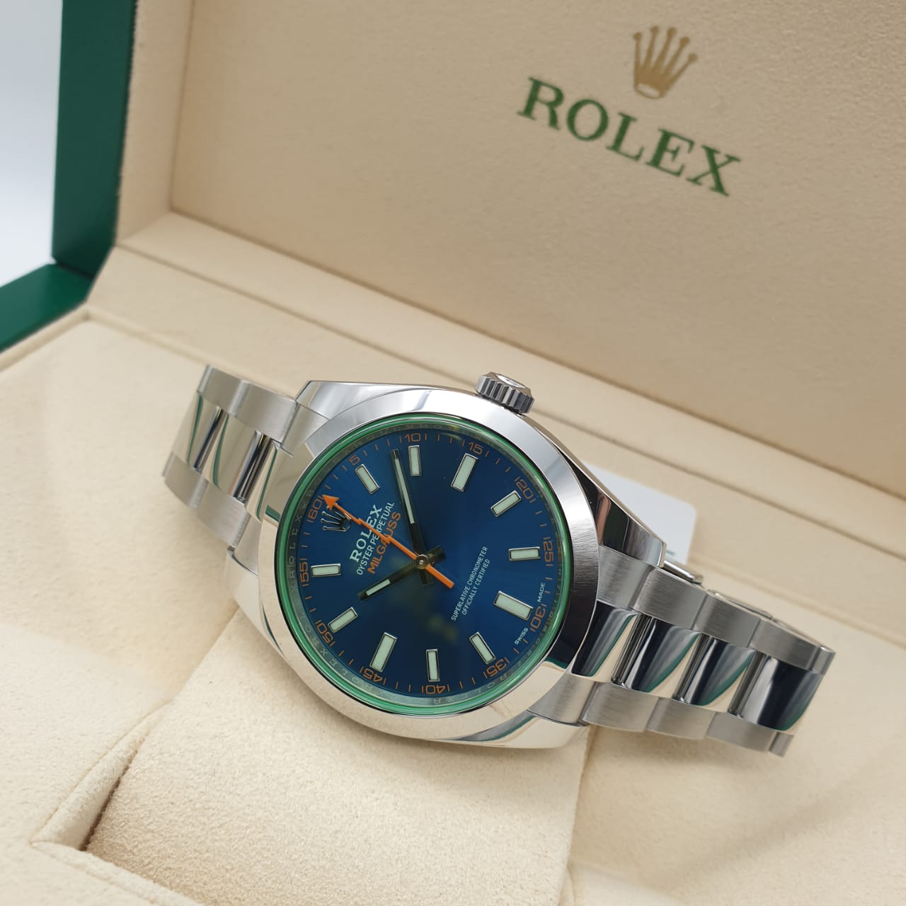 Rolex Oyster Milgauss Z-Blue 40 mm 116400