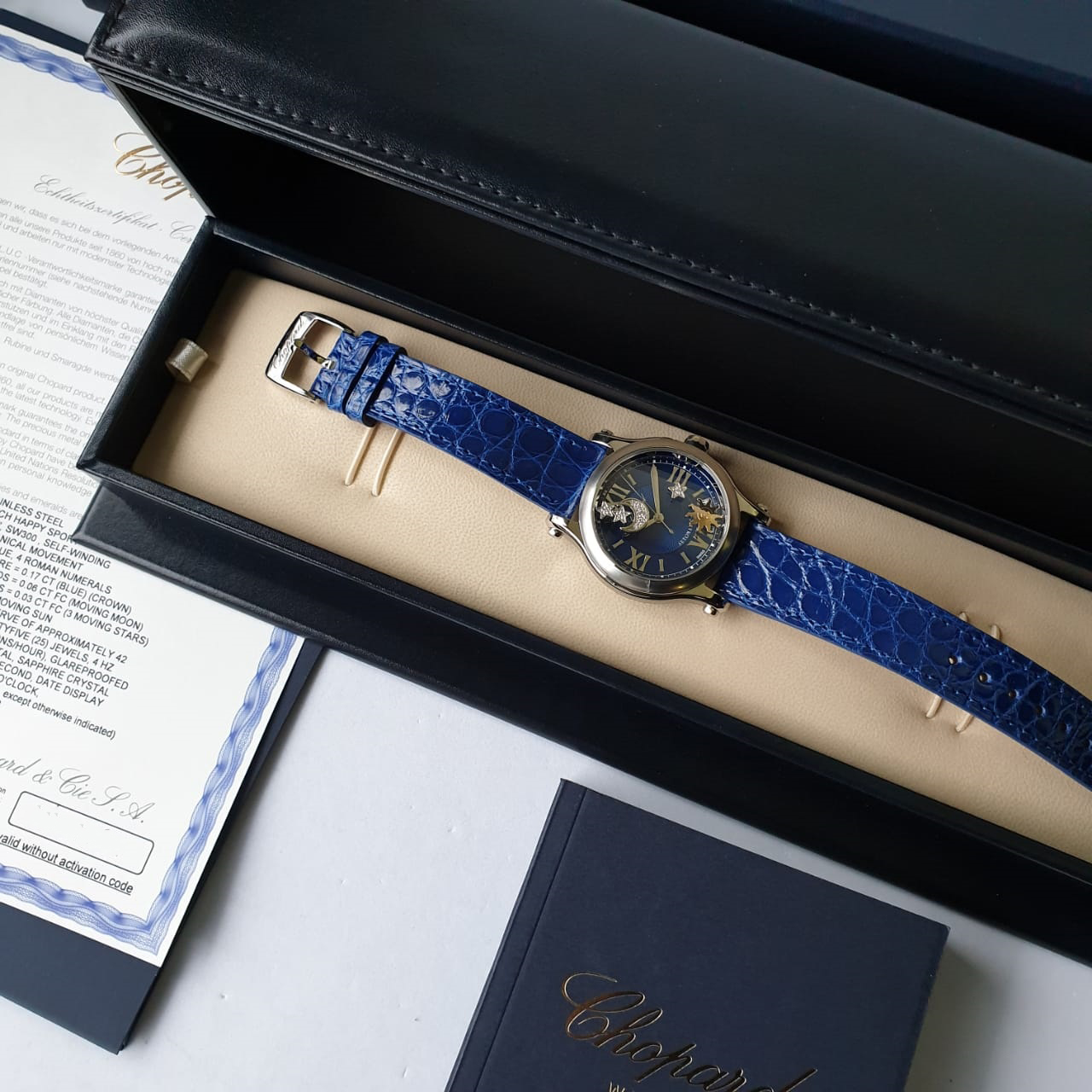 Chopard Happy Sport Sun, Moon and Stars 36 mm 278559-3011