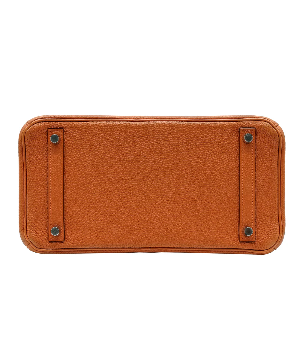 Сумка Hermes Birkin 30 Orange Veau Togo PHW