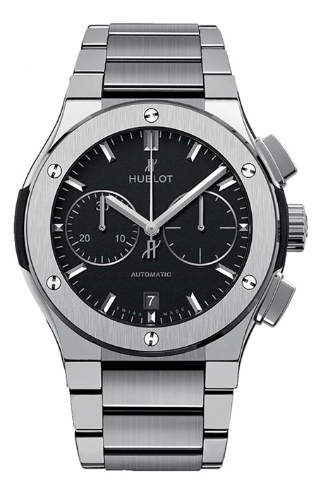 Hublot Classic Fusion Chronograph Titanium Bracelet 45 mm 520.NX.1170.NX