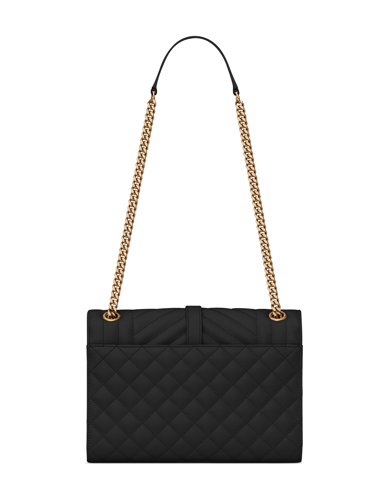 Сумка Saint Laurent Envelope Medium In Quilted Grain De Poudre Embossed Leather