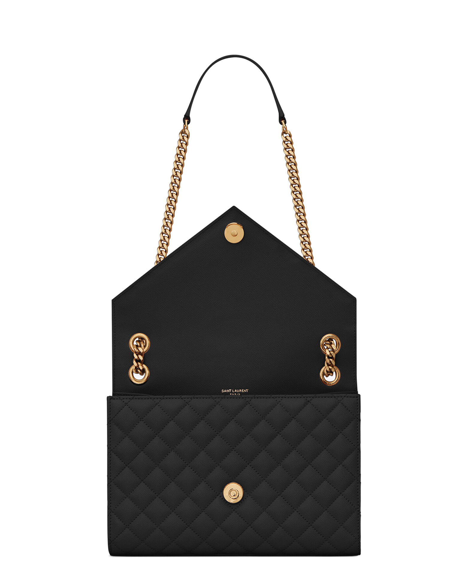 Сумка Saint Laurent Envelope Medium In Quilted Grain De Poudre Embossed Leather