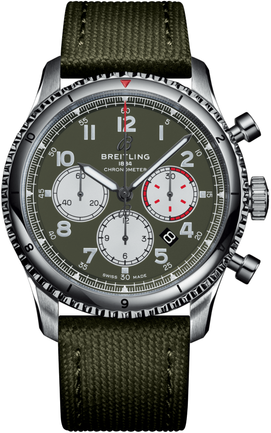 Breitling Aviator 8 B01 Chronograph 43 mm Curtiss Warhawk AB01192A1L1X2