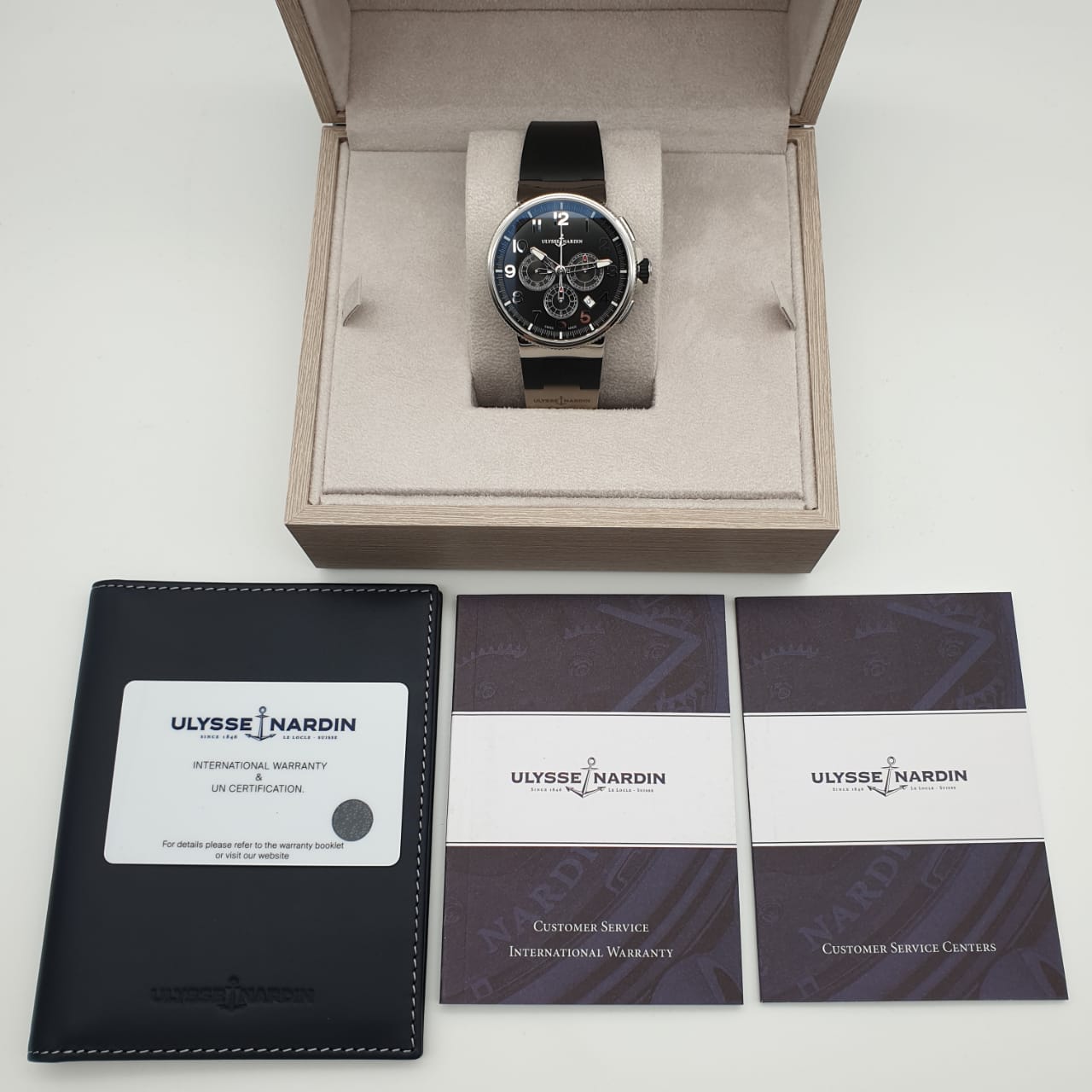 Ulysse Nardin Marine Chronograph Manufacture 43mm 1503-150-3/62